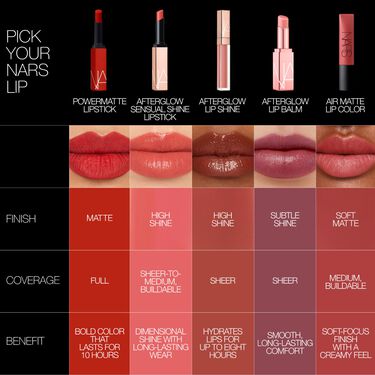 AIR MATTE LIP COLOR, NARS Air Matte Collection