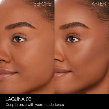 NARS_SP23_LagunaCollection_PDPCrop_OnModel_BeforeAfter_LagunaBronzingPowder_Laguna06, Nars Poudre bronzante