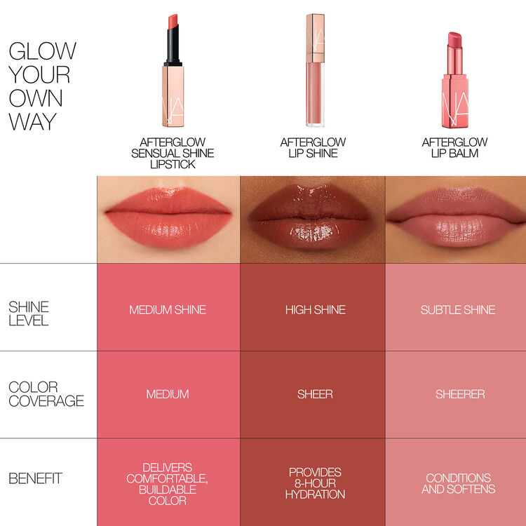 AFTERGLOW LIP SHINE, NARS Net binnen