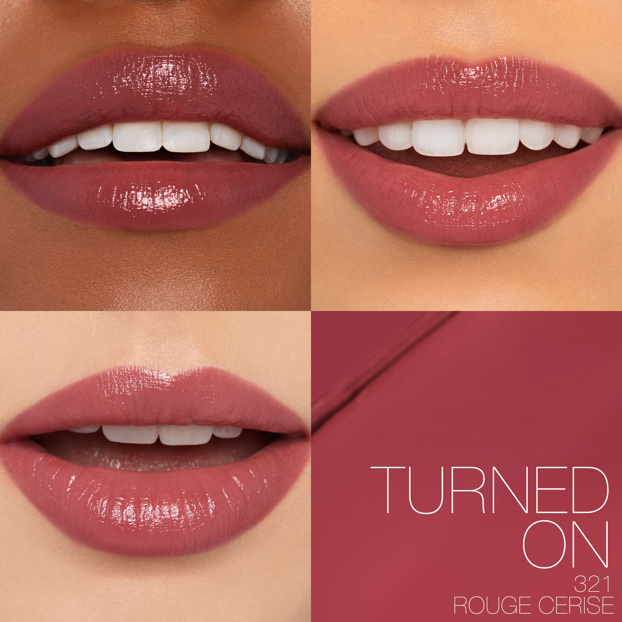 Afterglow Sensual Shine Lipstick - Turned on 321