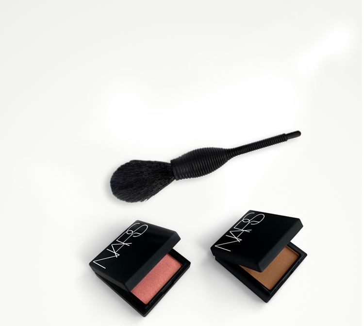 Mini Blush, Mini Laguna Bronzing Power et Mini pinceau Yachiyo