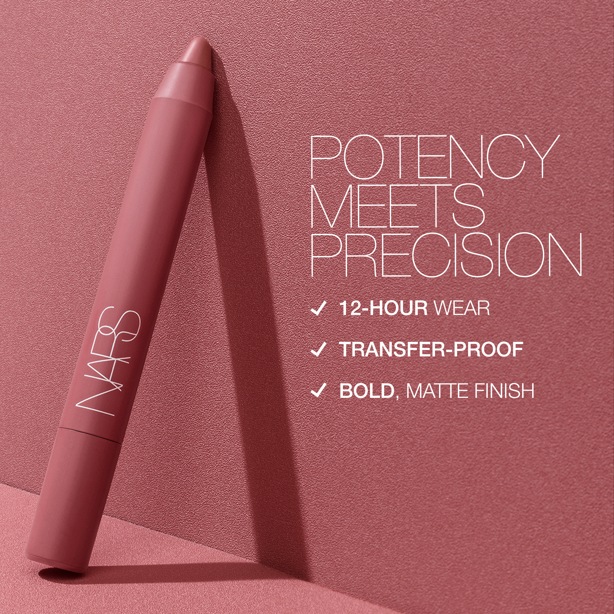 Powermatte High-Intensity Lip Pencil, NARS Lippenpotloden