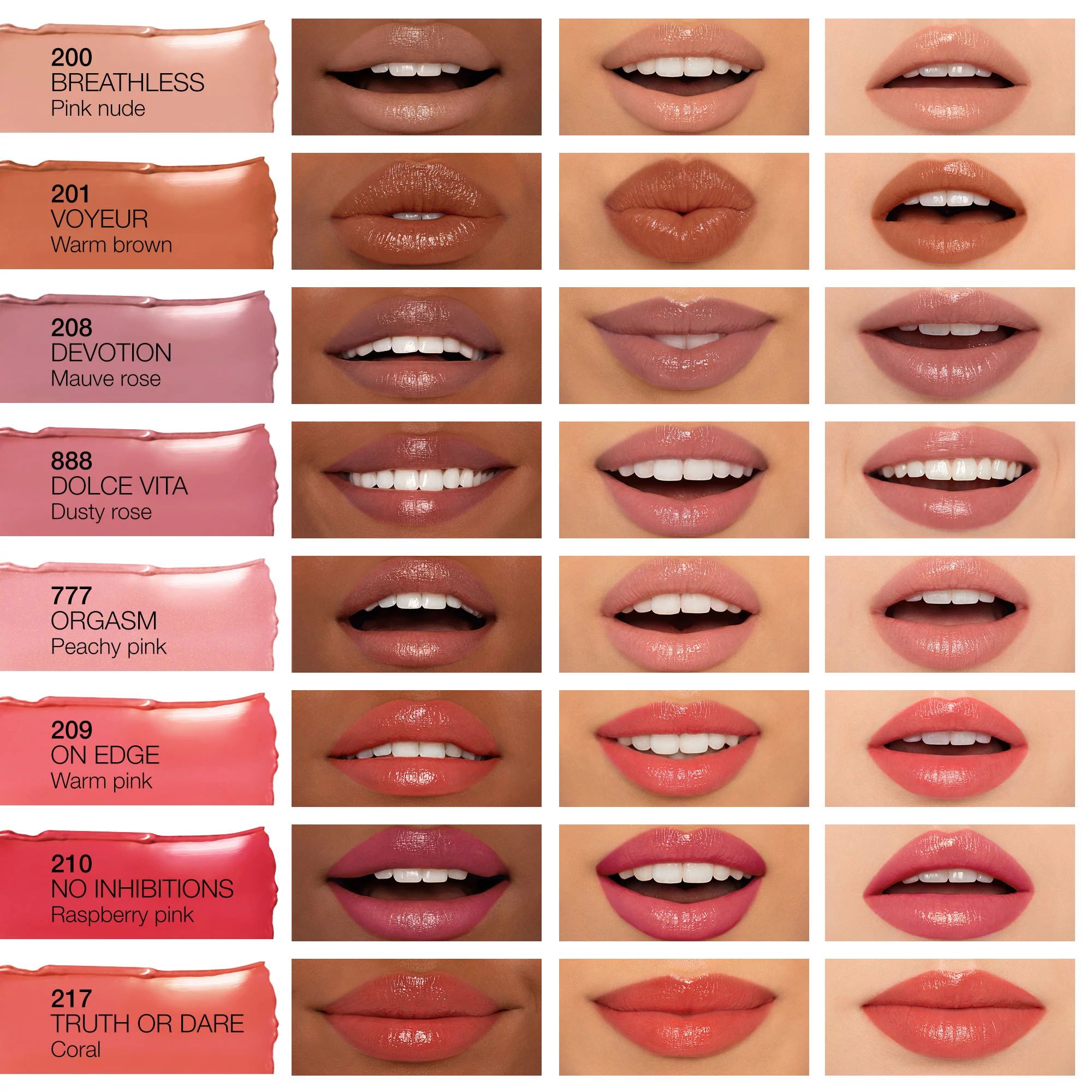 AFTERGLOW SENSUAL SHINE LIPSTICK, Nars Rouge à lèvres