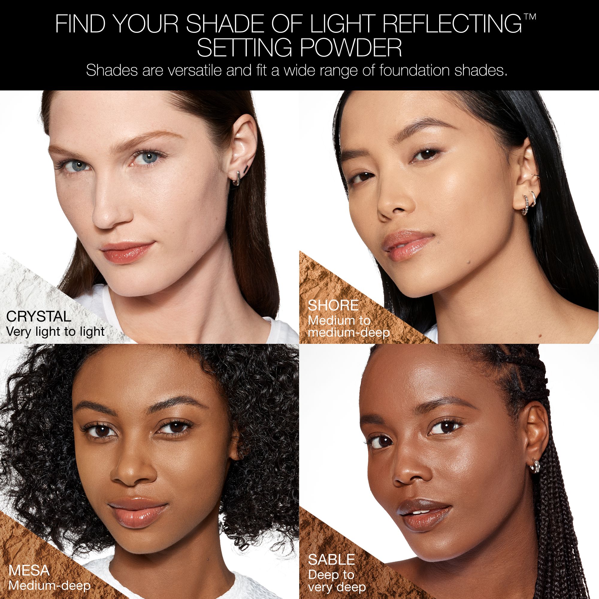 Poudre compacte fixante Light Reflecting, NARS Catalogue Navigation NARS US