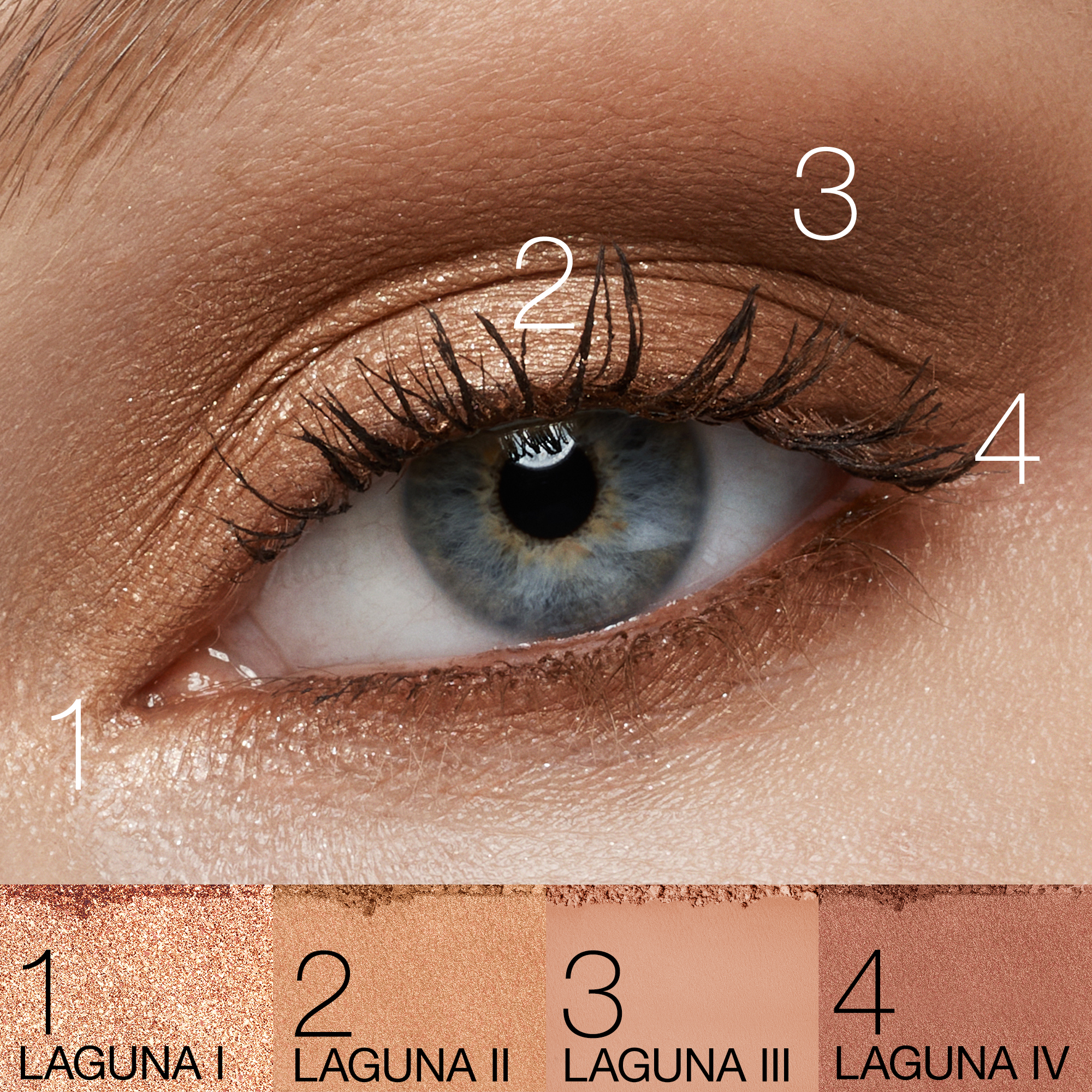 Palette 4 Ombres à Paupières