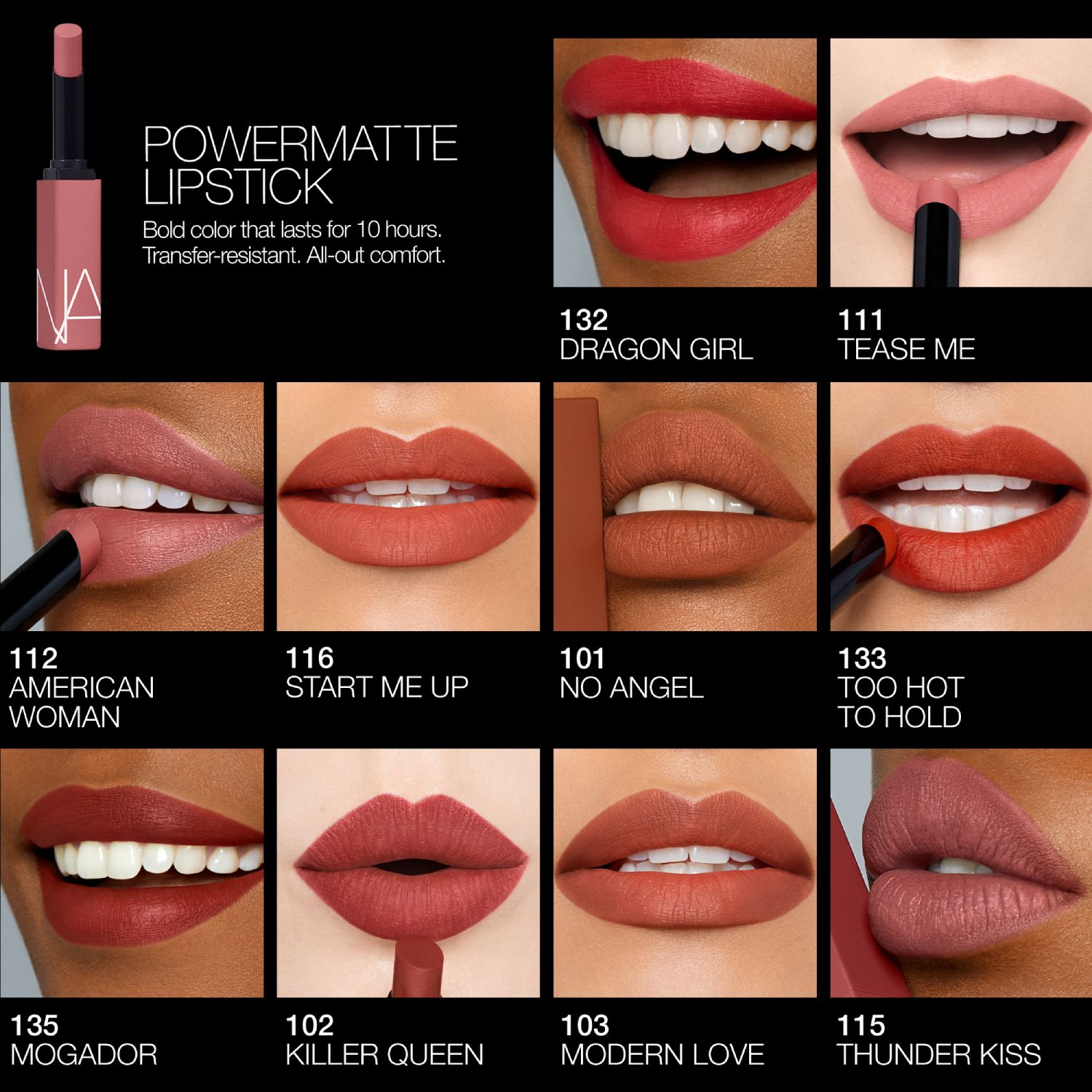 Powermatte Lipstick, NARS TRENDING: MOROCCO