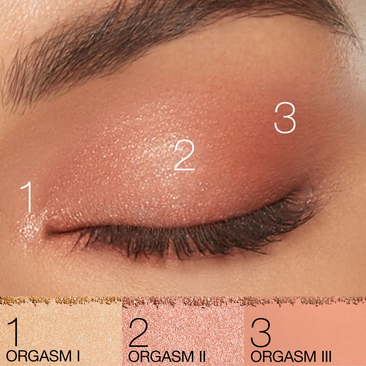Palette 4 Ombres à Paupières, NARS Palettes yeux