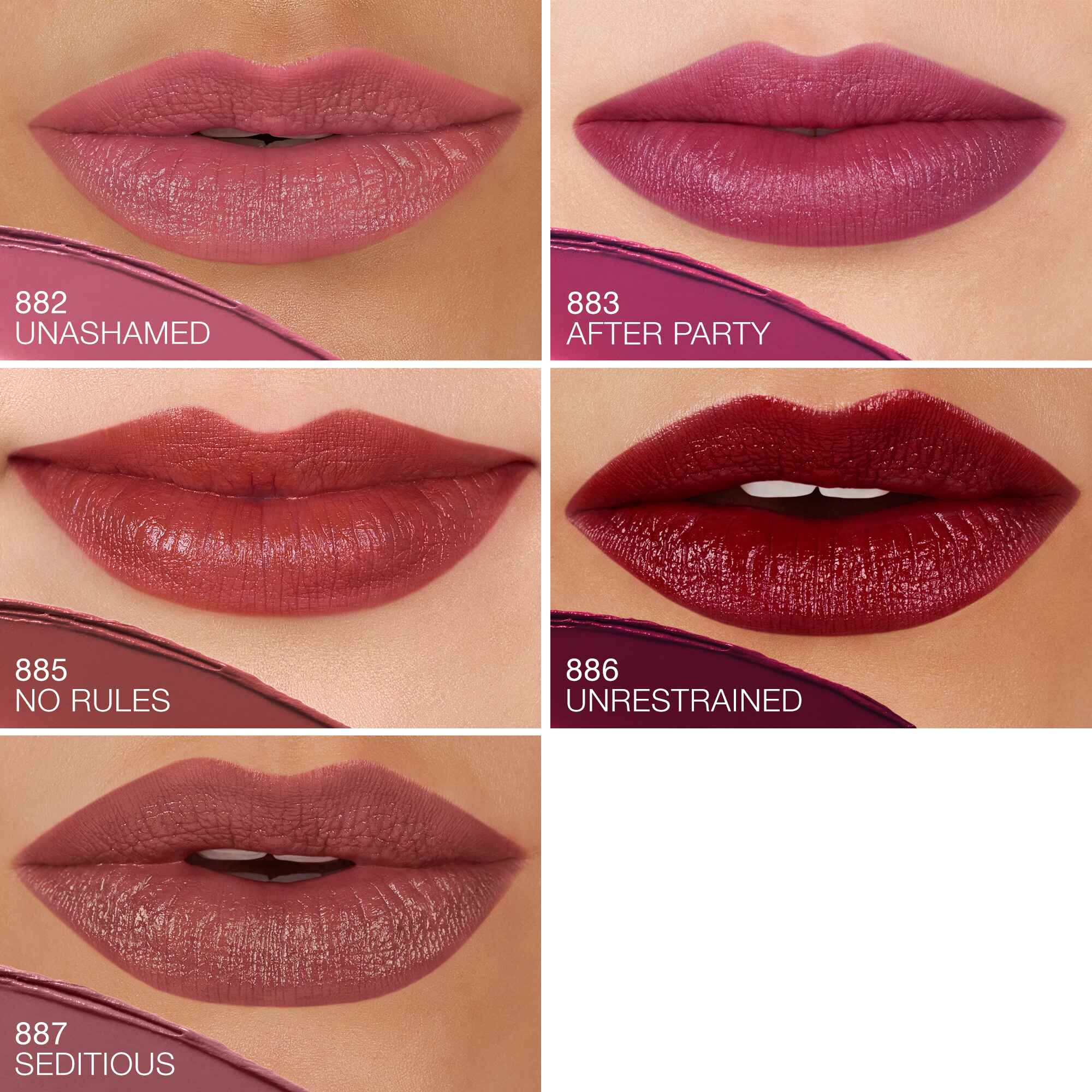 Explicit Lipstick, NARS Net binnen