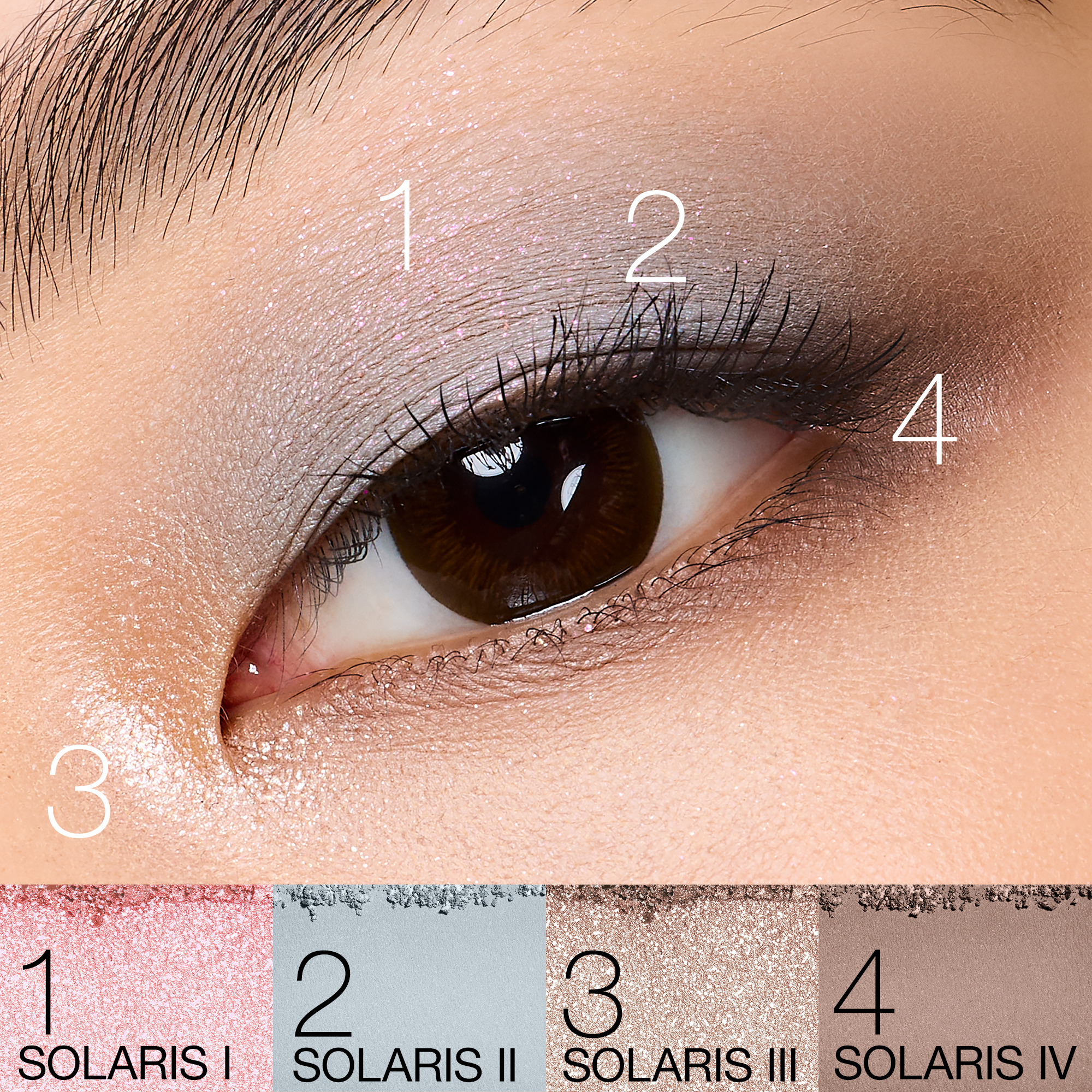 QUAD EYESHADOW, NARS Ombres à paupières & palettes