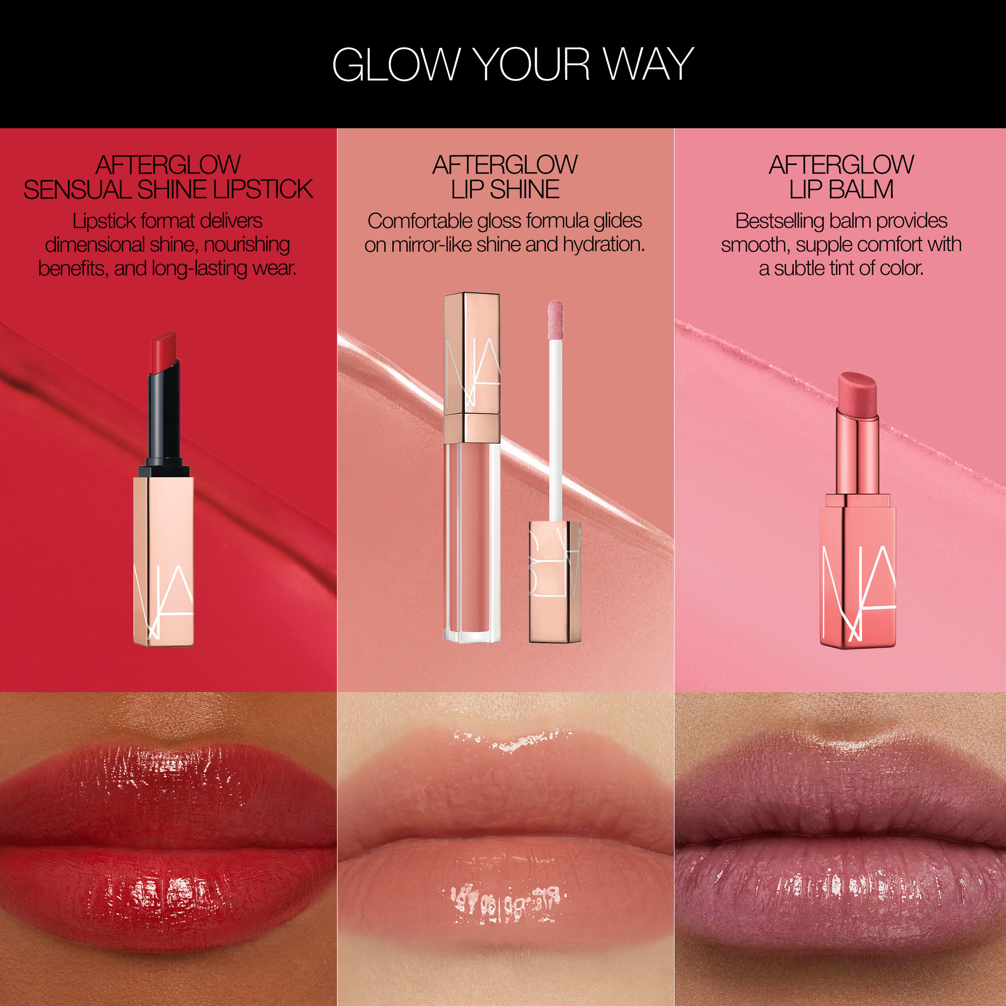 AFTERGLOW SENSUAL SHINE LIPSTICK, Nars Rouge à lèvres
