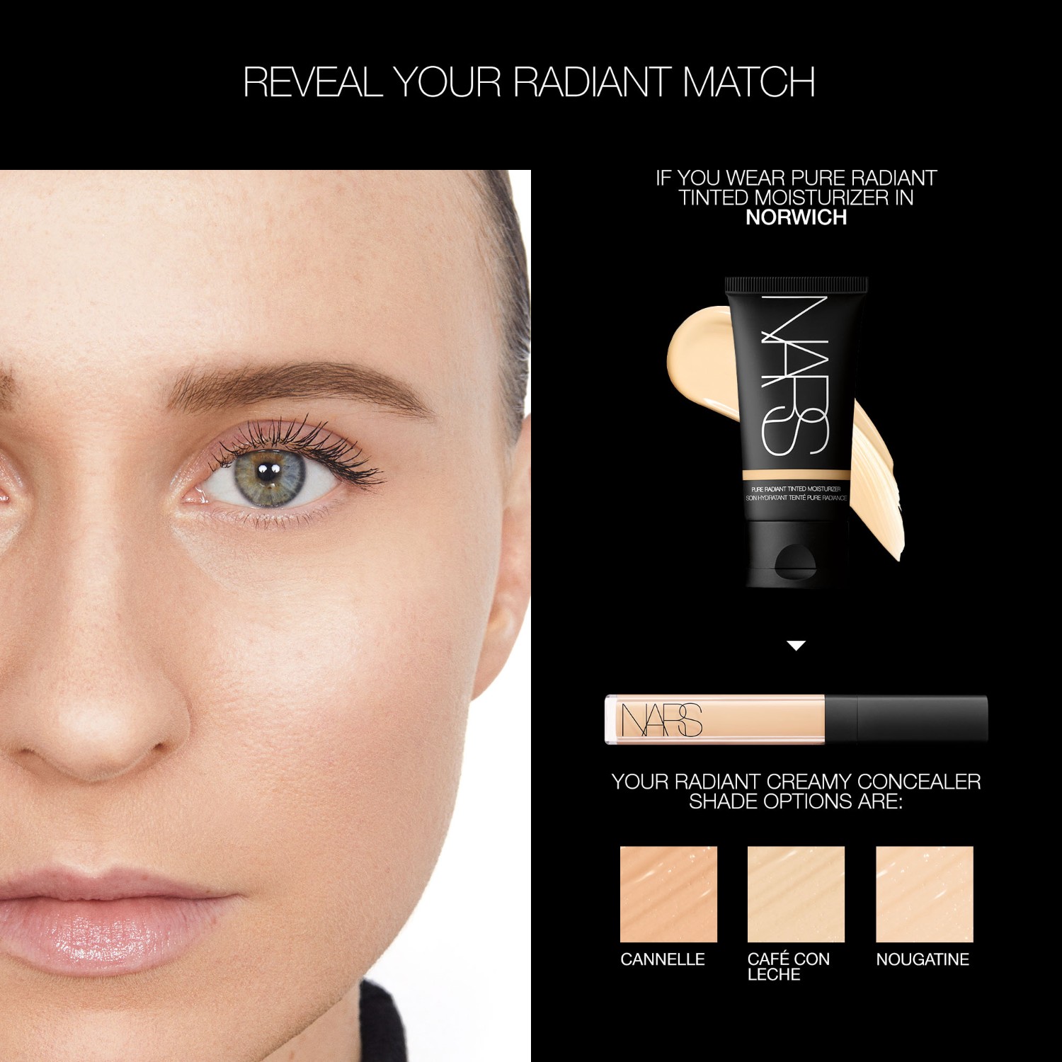 Soin hydratant teinté Pure Radiant SPF 30/PA+++, NARS Tinted Moisturiser